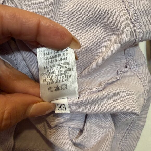 Juicy Couture Lavender Graphic Long Sleeve Tee “I’m So Bored With You” Size M - Picture 6 of 7